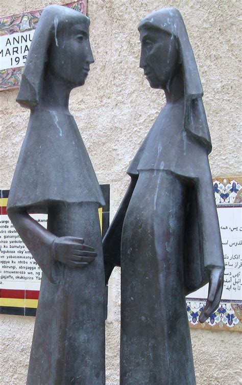 statue of mary and elizabeth